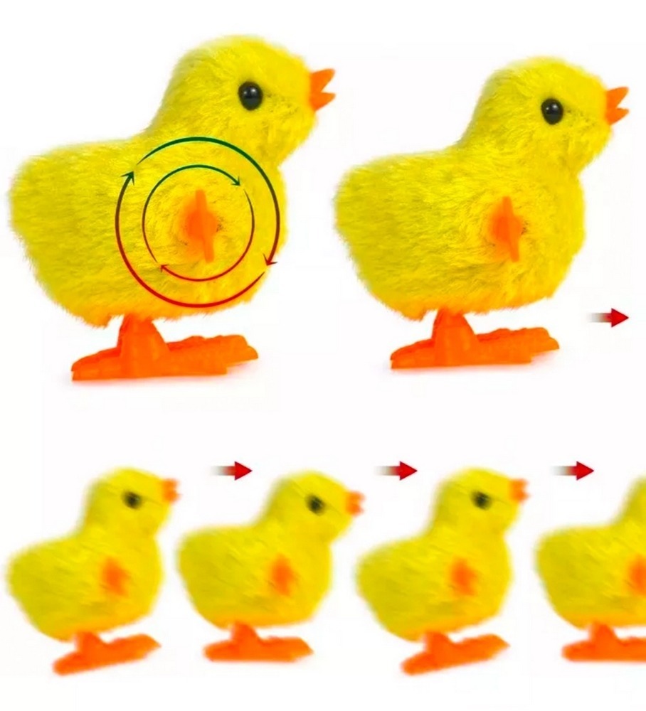 Miniatura 4 de Pollito Juguete De Cuerda X5